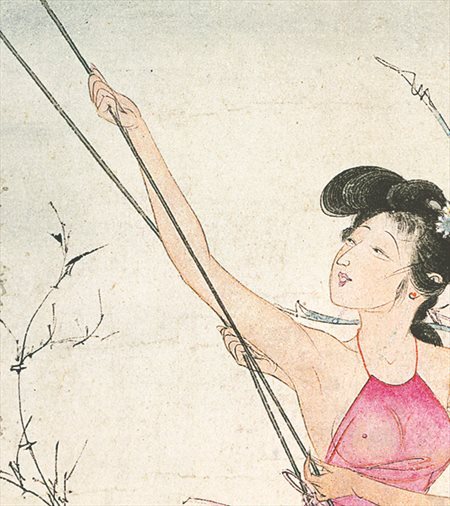 肇东-胡也佛的仕女画和最知名的金瓶梅秘戏图